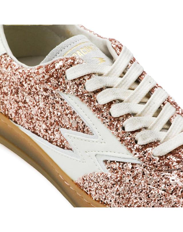 모아컨셉트 [해외직구][S27]MOACONCEPT MG702CO1 여성 로우탑 하이탑 슬립온 스니커즈 신발 구두 운동화 CHAMPAGNE LEATHER CLUB SNEAKERS 착용컷