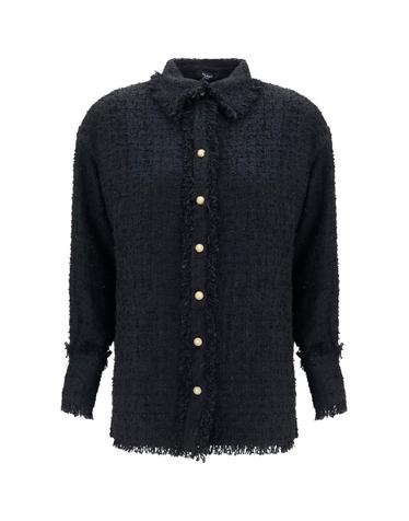 [해외직구][K68]발망 HF1HD005XM07 0PA 여성 셔츠 남방 긴팔 반팔 블라우스 Tweed Shirt