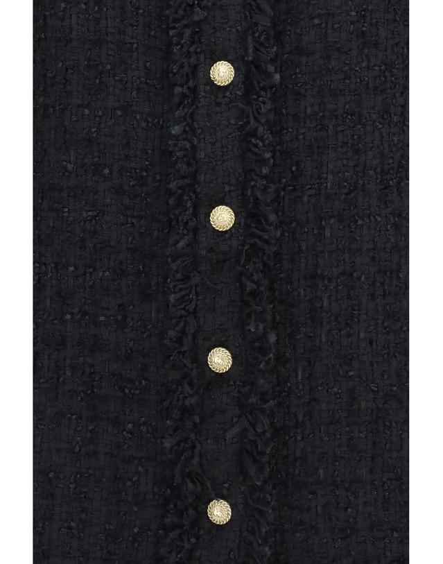 발망 [해외직구][K68]발망 HF1HD005XM07 0PA 여성 셔츠 남방 긴팔 반팔 블라우스 Tweed Shirt 착용컷