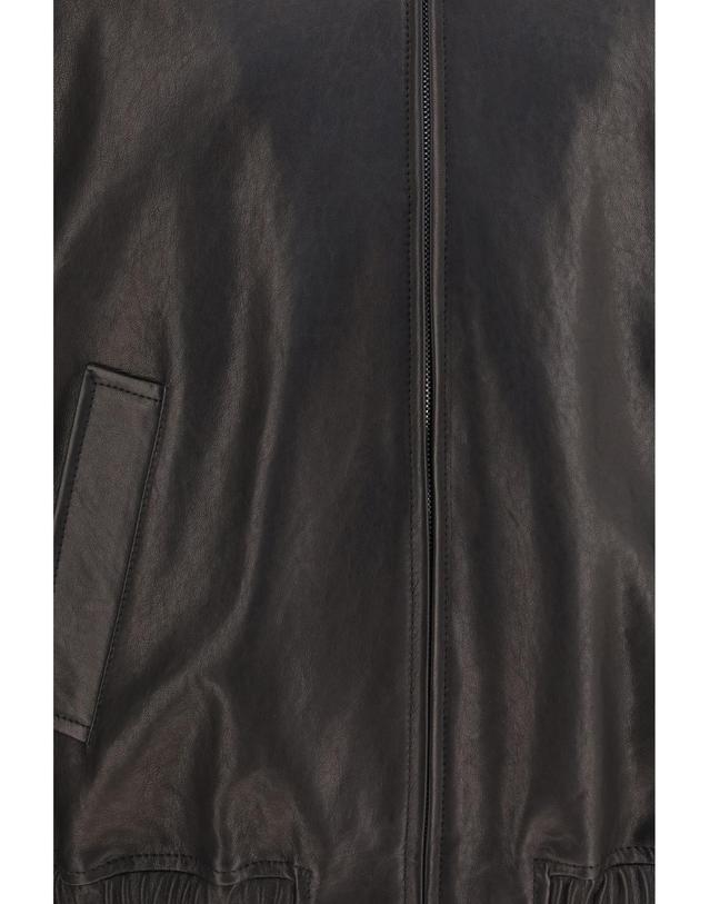 발렌티노 [해외직구][K68]발렌티노 9V3NA03GBL0 0NO 남성 자켓 베스트 봄버 파카 블레이저 Leather Zip Jacket 착용컷