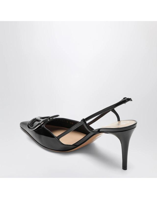 발렌티노 [해외직구][T56]valentino 9W2S0R01DUW 여성 슬링백 펌프스힐 착용컷