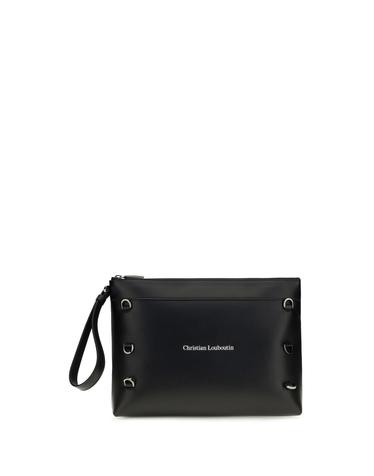 [해외직구][K68]크리스찬루부탱 3265342 BK01 남성 클러치백 파우치 Kosmica leather Clutch