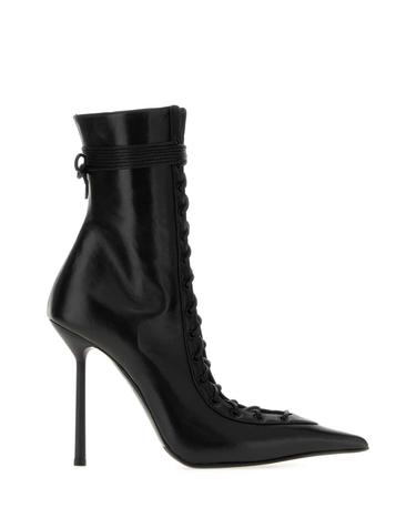 레실라 [해외직구][X45]LE SILLA 4249B100MBPPNEMESI 377 여성 펌프스 슬링백 하이힐 스트랩힐 Black leather Colette ankle boots