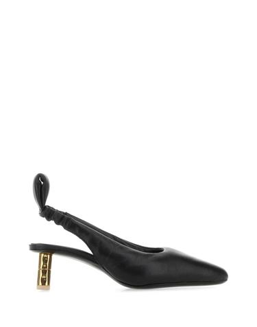 [해외직구][X45]보이 PUFFYSLINGBACKPUMP BLACK 여성 펌프스 슬링백 하이힐 스트랩힐 Black nappa leather Puffy pumps