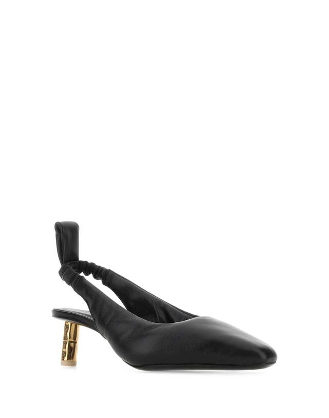 보이 [해외직구][X45]보이 PUFFYSLINGBACKPUMP BLACK 여성 펌프스 슬링백 하이힐 스트랩힐 Black nappa leather Puffy pumps 착용컷