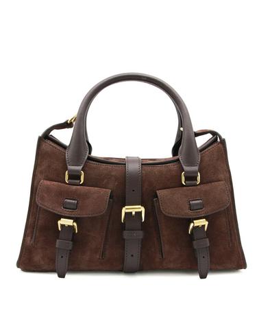 [해외직구][Q11]멀버리 HH9979047F614F614 여성 탑핸들백 가방 BROWN LEATHER ROXANNE SMALL TOP HANDLE BAG