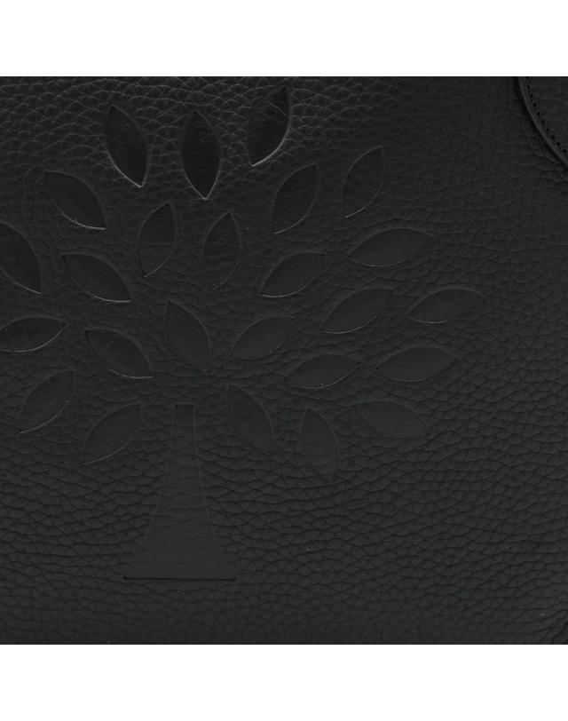 멀버리 [해외직구][B47]멀버리 HH0140736A100A100 여성 탑핸들백 토트백 BLACK LEATHER TREE TOTE 착용컷