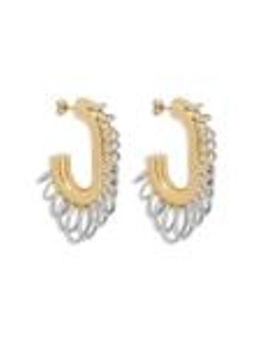 [해외직구][G95]Rabanne 26ABB0536MET967M715 여성 모자 스카프 주얼리 가방 PUNK XL LINK EARRINGS