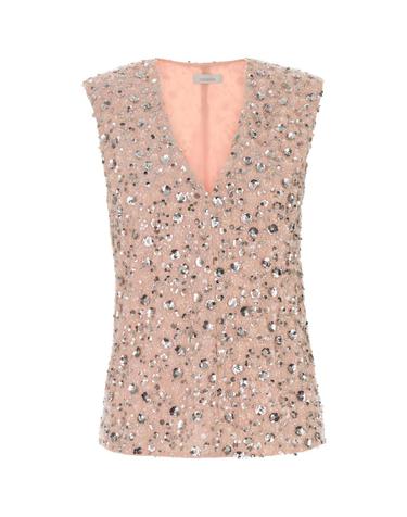 [해외직구][X45]RABANNE 26HCTO320PO0545 V576 여성 셔츠 남방 반팔 긴팔 블라우스 Embellished crepe top