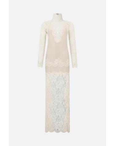 [해외직구][E32]RABANNE 25PJRO043PA0170P105 여성 롱드레스 원피스 RABANNE lace and jersey long dress