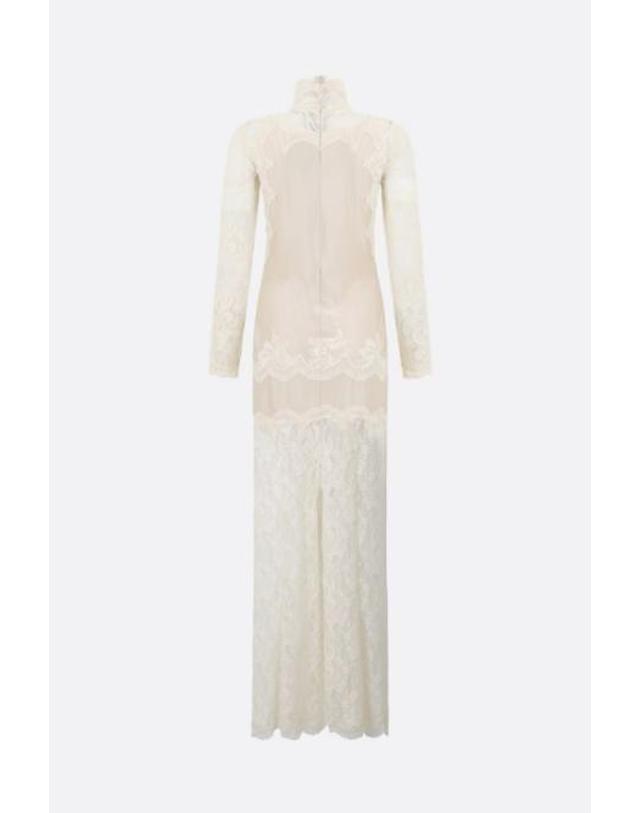 파코라반 라반 [해외직구][E32]RABANNE 25PJRO043PA0170P105 여성 롱드레스 원피스 RABANNE lace and jersey long dress 착용컷