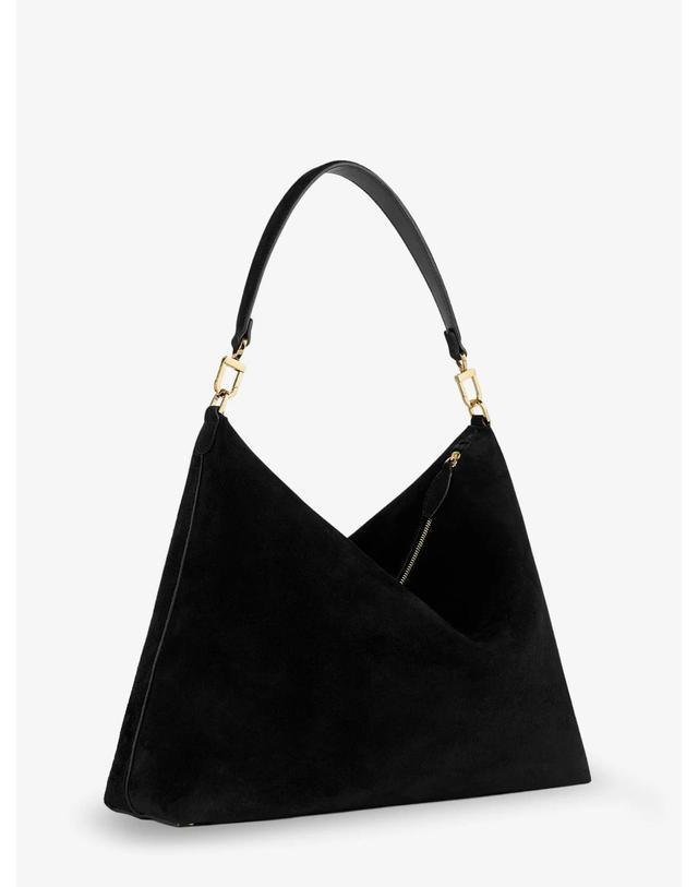 토템 [해외직구][N85]토템 261WAL0126 여성 숄더백 크로스백 쇼퍼백 TOTEME Medium Bevel Suede Shoulder Bag 착용컷
