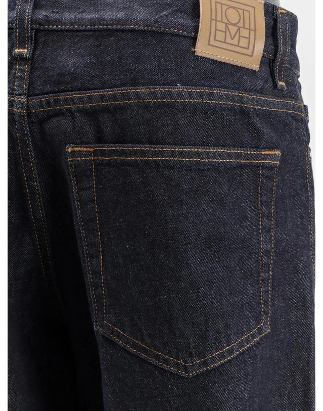 토템 [해외직구][N85]토템 252WRB0270 여성 데님 청바지 진 TOTEME Low straight denim jeans 착용컷