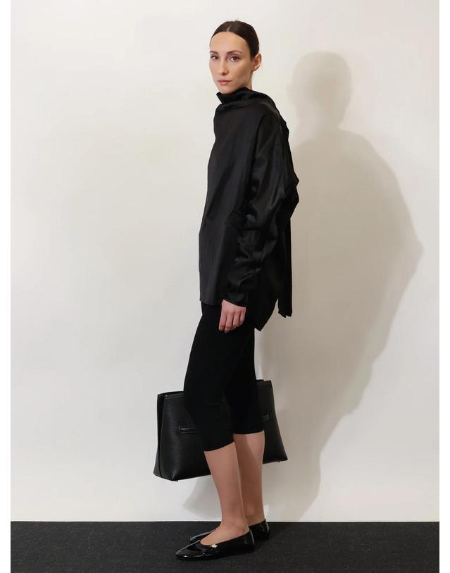 토템 [해외직구][N85]토템 262WRT0738 여성 셔츠 블라우스 남방 TOTEME Cowl Neck viscose and linen shirt 착용컷