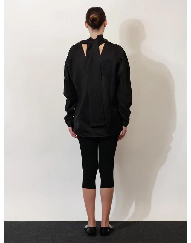 토템 [해외직구][N85]토템 262WRT0738 여성 셔츠 블라우스 남방 TOTEME Cowl Neck viscose and linen shirt 착용컷
