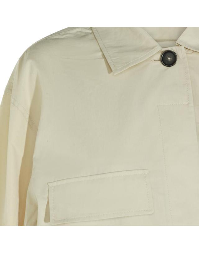토템 [해외직구][Q11]토템 263WRO0325FB0427302 여성 트렌치코트 OYSTER COTTON BLEND COLLARED TRENCH COAT 착용컷