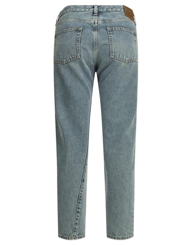 토템 [해외직구][V90]토템 222 232 741 485WORN BLUE 여성 데님 청바지 진 Straight leg jeans 착용컷