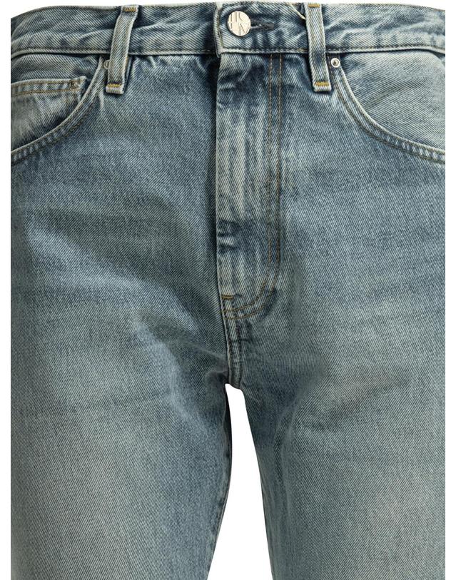 토템 [해외직구][V90]토템 222 232 741 485WORN BLUE 여성 데님 청바지 진 Straight leg jeans 착용컷