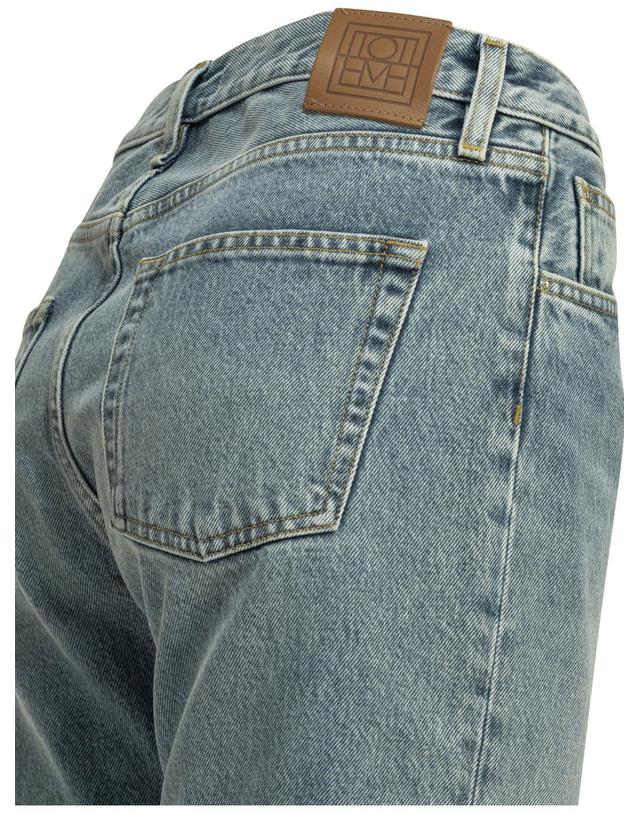 토템 [해외직구][V90]토템 222 232 741 485WORN BLUE 여성 데님 청바지 진 Straight leg jeans 착용컷