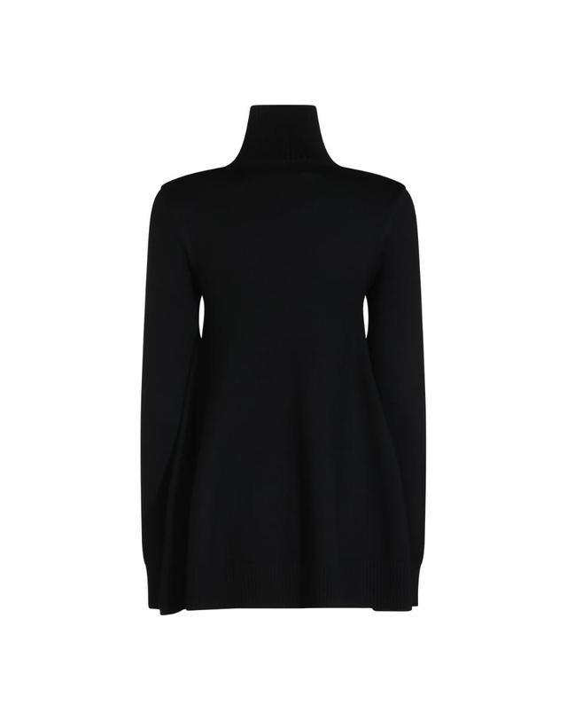 토템 [해외직구][S27]토템 264WRT0887YA0008001 여성 뷔스티에 민소매 티셔츠 나시 크롭티 블라우스 데님 탑 반팔 BLACK WOOL BLEND TURTLENECK JUMPER 착용컷