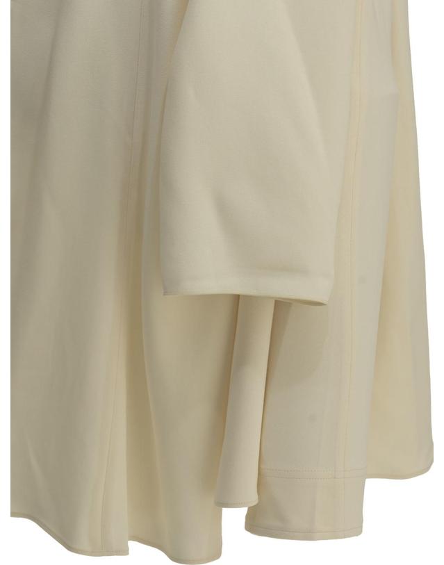 토템 [해외직구][V90]토템 264 WRT0811 FB0414 116ECRU 여성 셔츠 블라우스 남방 Blouse with a scarf neckline 착용컷