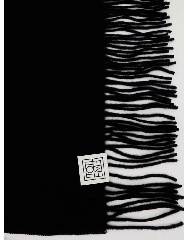 토템 [해외직구][N85]토템 264WSC0187 여성 스카프 머플러 목도리 TOTEME Wool and cashmere blend scarf 착용컷