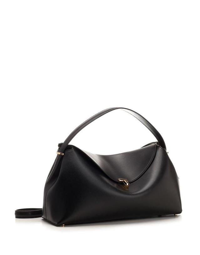 토템 [해외직구][A94]토템 234 WLGBG417 LE0025001 여성 토트백 탑핸들백 TOTEME TOTEME T Lock Handbag 착용컷