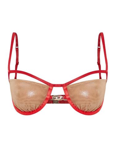 [해외직구][P13]디젤 A211960GFBE34V 여성 브라 브라탑 언더웨어 속옷 잠옷 탑 팬티 DIESEL BALCONETTE BRA