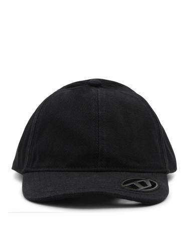 [해외직구][Q11]디젤 A113570PFAA9XX 남성 모자 캡 BLACK COTTON HAT