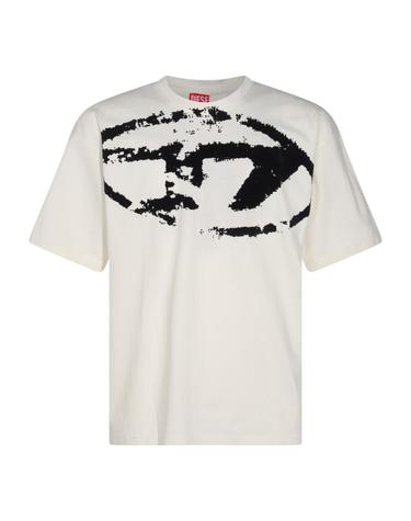[해외직구][B47]디젤 A130490DQAU141A 남성 티셔츠 상의 탑 WHITE COTTON T SHIRT