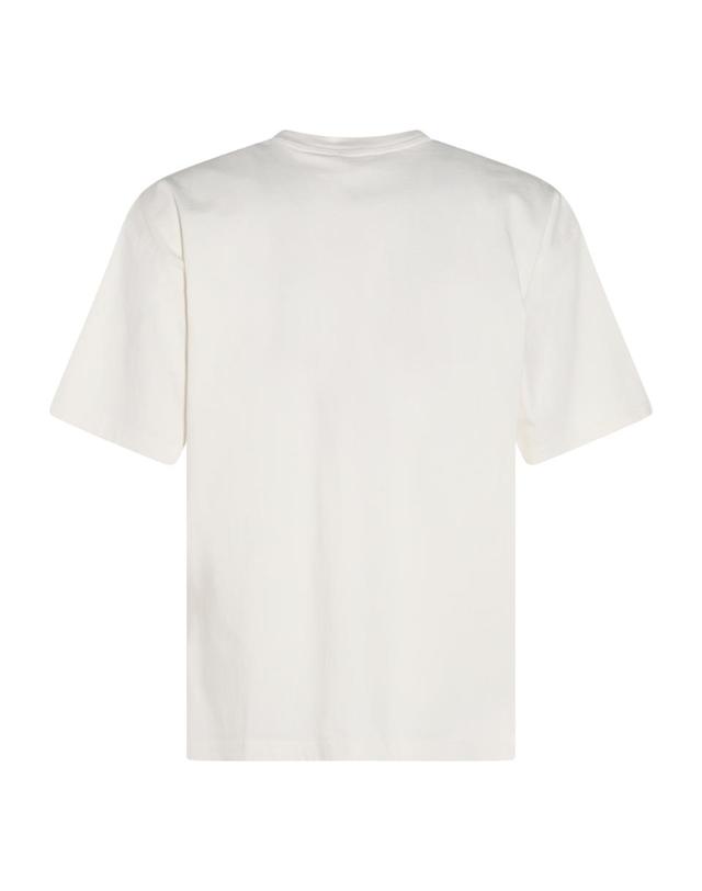 디젤 [해외직구][B47]디젤 A130490DQAU141A 남성 티셔츠 상의 탑 WHITE COTTON T SHIRT 착용컷