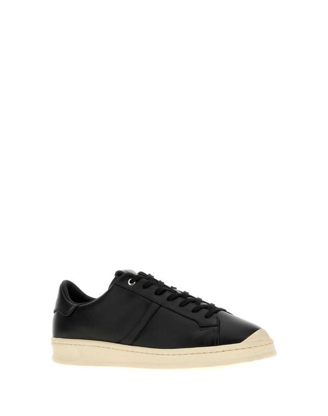 디젤 [해외직구][X45]질샌더 J33WS0055P7823 001 남성 스니커즈 단화 남자스니커즈 Black leather sneakers 착용컷