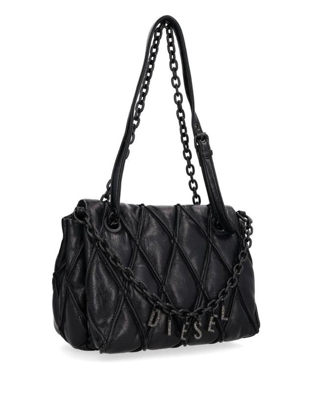 디젤 [해외직구][A94]디젤 X10781P9070T8013 여성 숄더백 크로스백 DIESEL DIESEL Charm D Shoulder M Shoulder Bag 착용컷