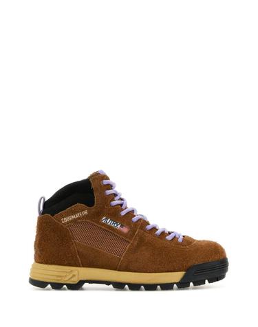 [해외직구][X45]오트리 A1UNHBMW ND03 여성 앵클부츠 미들 롱부츠 니하이부츠 Brown suede Malga sneakers