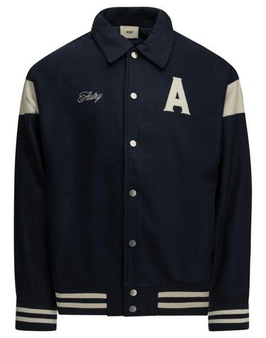 [해외직구][V90]오트리 JAPX142T 남성 자켓 코트 Varsity College Bomber Jacket
