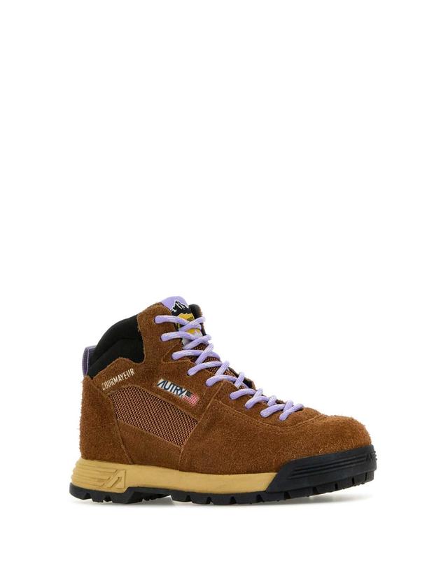 오트리 [해외직구][X45]오트리 A1UNHBMW ND03 여성 앵클부츠 미들 롱부츠 니하이부츠 Brown suede Malga sneakers 착용컷