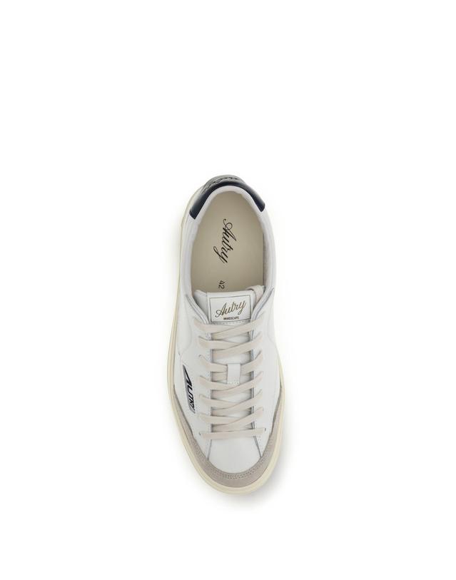 오트리 [해외직구][K68]오트리 SCLMUK05 WHITESPACE 남성 스니커즈 단화 로우탑 하이탑 Windscape Low leather Sneakers 착용컷