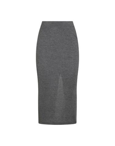[해외직구][B47]MALO DXO066F8I30E3498 여성 스커트 치마 GREY CASHMERE AND SILK BLEND PENCIL KNITTED SKIRT