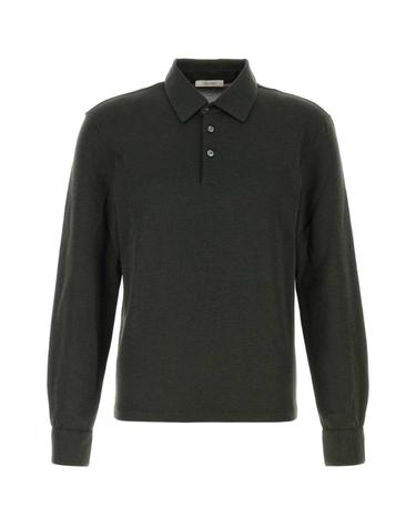 [해외직구][X45]더로우 R000244K753 DMG 남성 폴로 피케셔츠 Dark green knit Reyes polo shirt