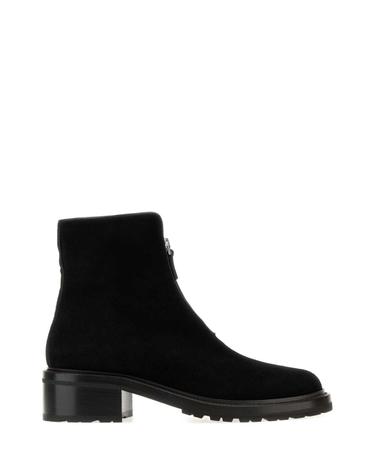 [해외직구][X45]더로우 F001074L896 BLK 여성 앵클부츠 미들 롱부츠 니하이부츠 Black suede Hike ankle boots