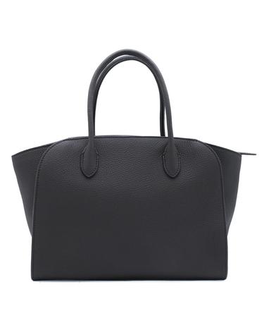 [해외직구][B47]더로우 W1802L133WLSHS 여성 토트백 탑핸들백 가방 BLACK LEATHER MARLO 12 TOP HANDLE BAG