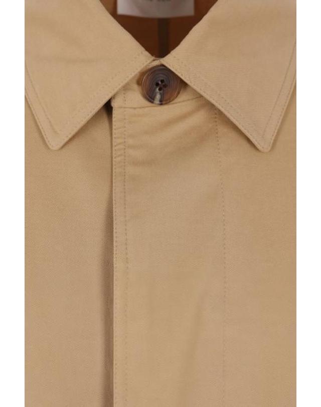 더 로우 더로우 [해외직구][E32]더로우 1321W5076SAN 남성 트렌치코트 THE ROW Nasin overcoat in cotton and cashmere 착용컷