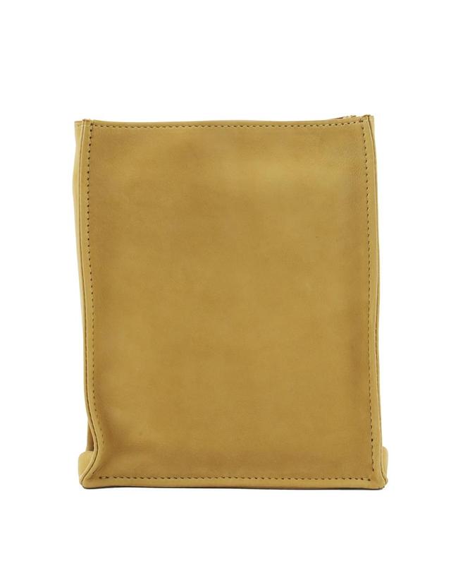 더 로우 더로우 [해외직구][B47]더로우 W1779L81MSTRS 여성 토트백 크로스백 DARK YELLOW LEATHER CROSSBODY BAG 착용컷