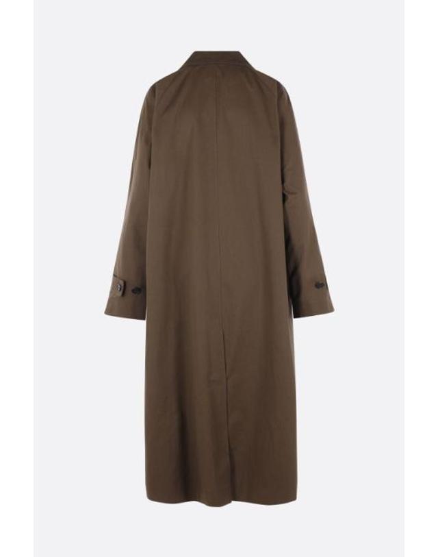 더 로우 더로우 [해외직구][E32]더로우 R000043W4745DFW 여성 트렌치코트 THE ROW Iza trench coat in twill 착용컷