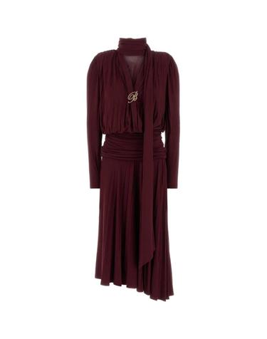 [해외직구][X45]블루마린 RF6081J16182A875A 91317 여성 원피스 롱 미디 미니 드레스 Burgundy jersey dress