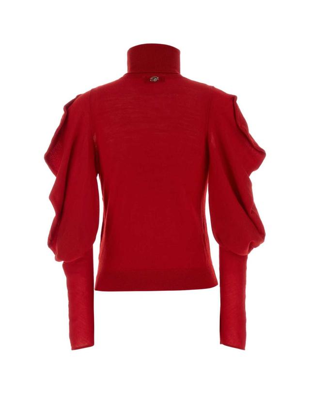 블루마린 [해외직구][X45]블루마린 RF6179MA3132M704A X0824 여성 스웨터 니트 가디건 Red wool sweater 착용컷