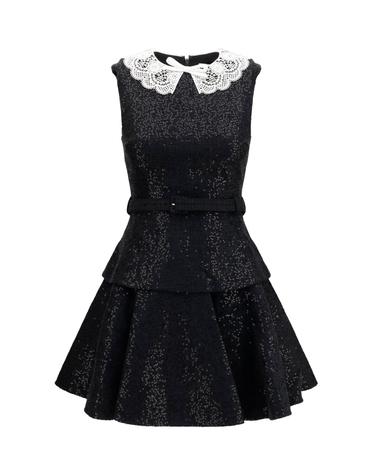 [해외직구][K68]셀프포트레이트 PF26002SB BLACK 여성 원피스 롱 미디 미니 드레스 Sequin boucle Dress