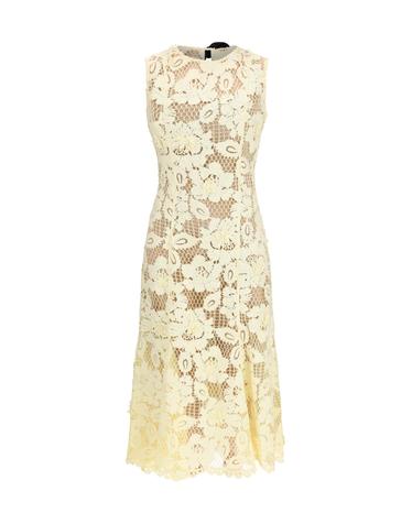 [해외직구][K68]셀프포트레이트 SS26094MY YELLOW 여성 원피스 롱 미디 미니 드레스 Crochet lace midi Dress