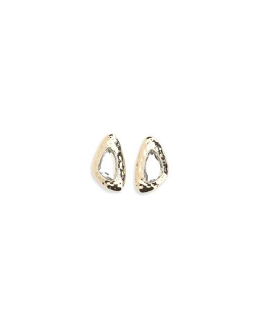 [해외직구][K68]셀프포트레이트 RS26616EGD GOLD 여성 귀걸이 피어싱 이어링 악세사리 Golden Hammered Crystal Earrings
