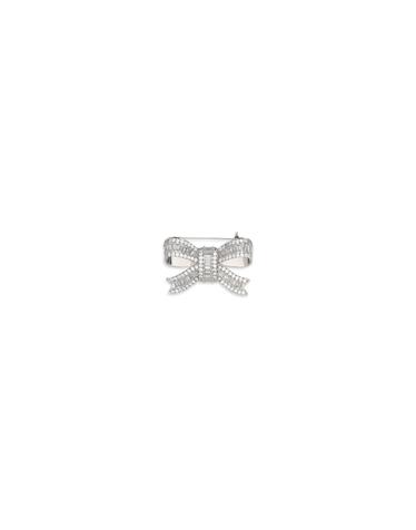 [해외직구][K68]셀프포트레이트 AW26602BSL SILVER 여성 악세사리 패션소품 Crystal Bow Brooch